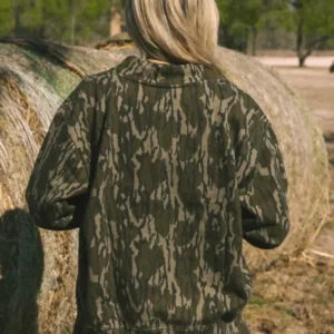 order now Mossy Oak Mock Neck Camo Sweatshirt