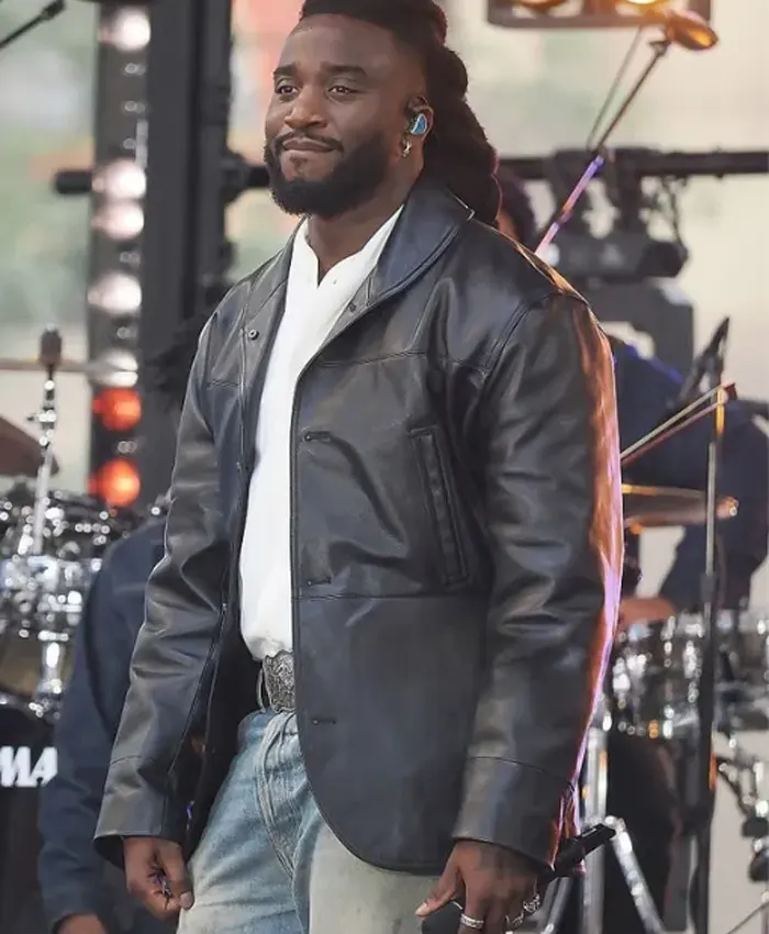 order now NBC’s Today 2026 Shaboozey Leather Blazer