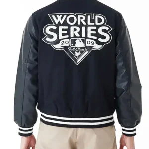 order now New York Yankees 2009 World Series Wool Black Jacket