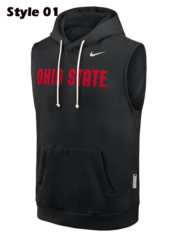 order now Ohio State Buckeyes Sleeveless Hoodie