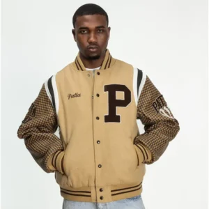 order now Patta Athletic Houndstooth Varsity Jacket