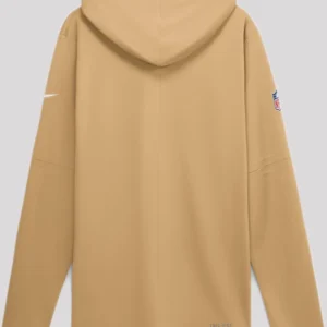 order now San Francisco 49ers 2026 Sideline Long Sleeve Hooded T-Shirt