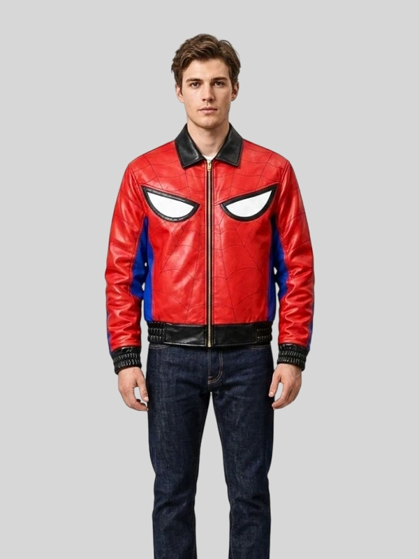 order now Spiderman Leather Jacket