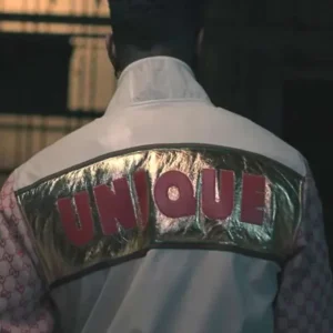 order now Unique Power Book III Raising Kanan White Bomber Jacket