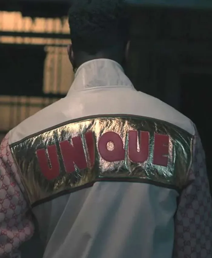order now Unique Power Book III Raising Kanan White Bomber Jacket