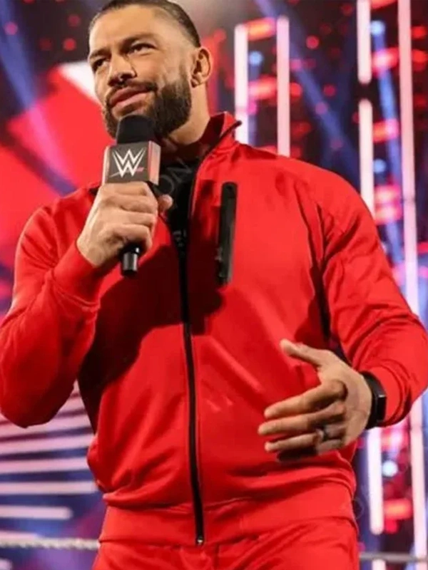 order now WWE 2022 Roman Reigns Red Tracksuit