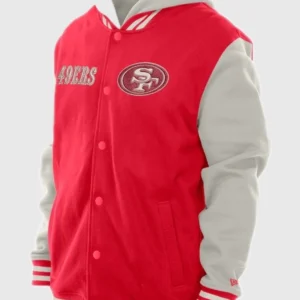 order now Women’s San Francisco 49ers 2026 New Era Hoodie Jacket