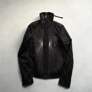 radiance embroiderd high-neck jacket