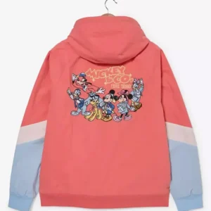 shop Disney Mickey Mouse Colorblock Hooded Jacket