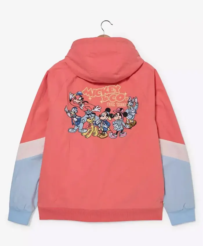 shop Disney Mickey Mouse Colorblock Hooded Jacket