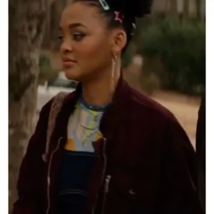 shop Scream 7 Tatum’s Friend Maroon Jacket