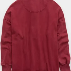 shop now Aerie Getaway Quarter Snap Sweatshirt