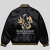 shop now Born x Raised Gentlemens Club Black Varsity Jacket