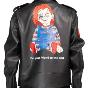 shop now Good Guys Chucky Black Leather Jacket