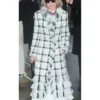 shop now PFW 2026 Anna Wintour White Tweed Coat