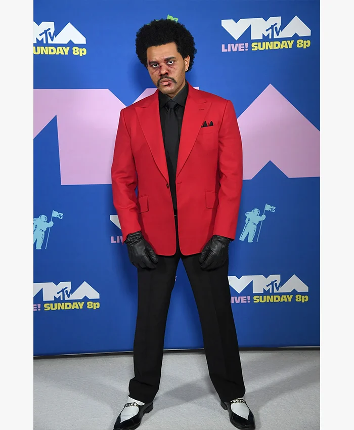 shop now The Weeknd Red Suit