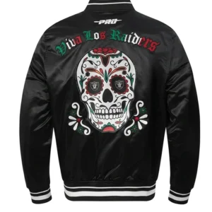 shop now Viva Los Raiders Sugar Skull Jacket