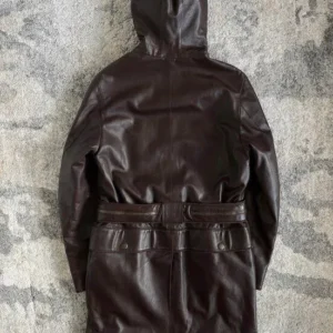 vintage leather coat
