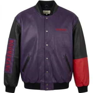 1992 Cast & Crew Boomerang Leather Jacket