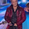 2026 American Idol Billy Idol Red Leather Jacket