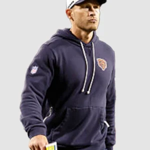 2026 Ben Johnson Bears Sideline Hoodie For Sale