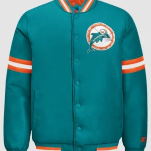 2026 Miami Dolphins Starter Courtside Varsity Jacket