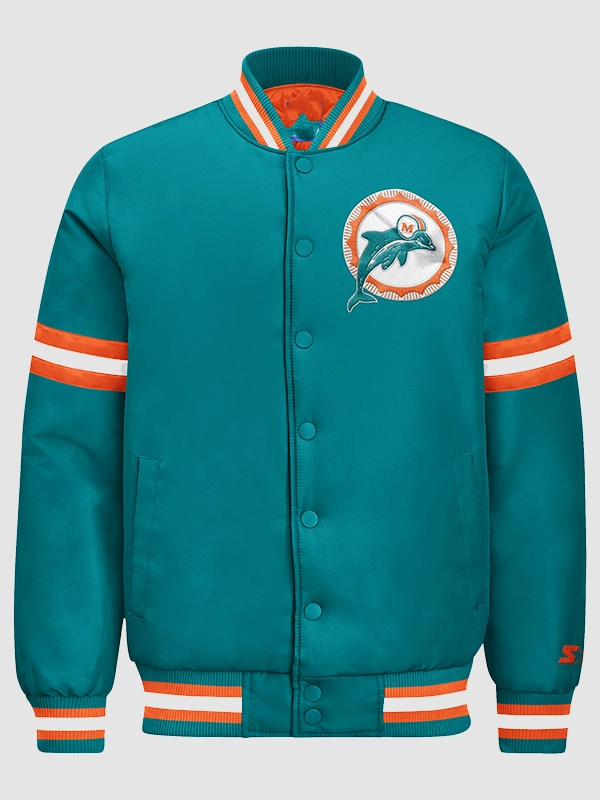 2026 Miami Dolphins Starter Courtside Varsity Jacket