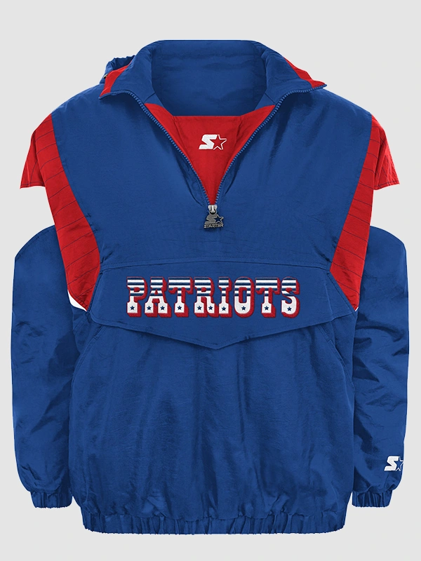 2026 Patriots Starter Throwback Half-Zip Jacket