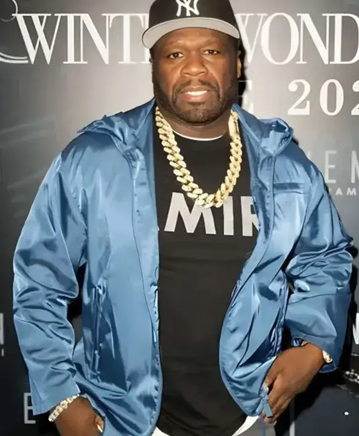 50 Cent New Year’s Eve Blue Jacket