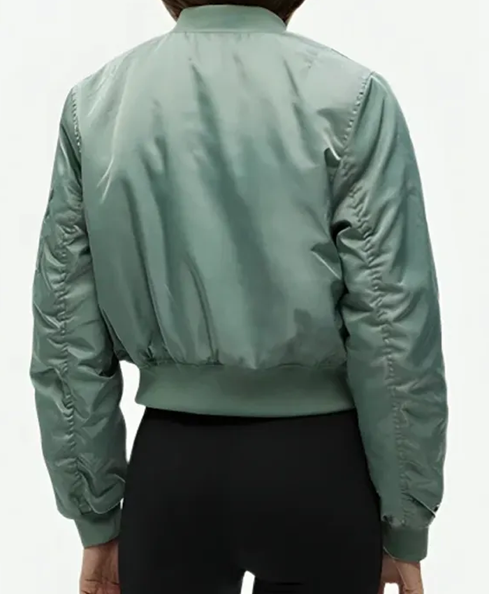 A Good Girl’s Guide to Murder Emma Myers Bomber Jacket For Sale