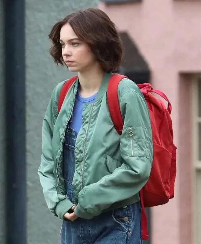 A Good Girl’s Guide to Murder Emma Myers Bomber Jacket