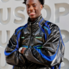 AJ Dybantsa US Open Black Shiny Track Jacket