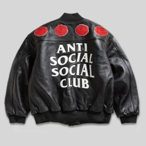 ASSC Petal To The Metal Leather Varsity Jacket For Sale now