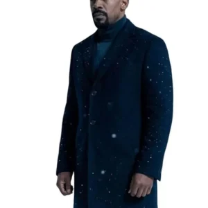 Aaron Pierre Lanterns 2026 Black Wool Coat
