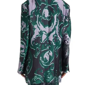 Abstract Floral Suit Blazer