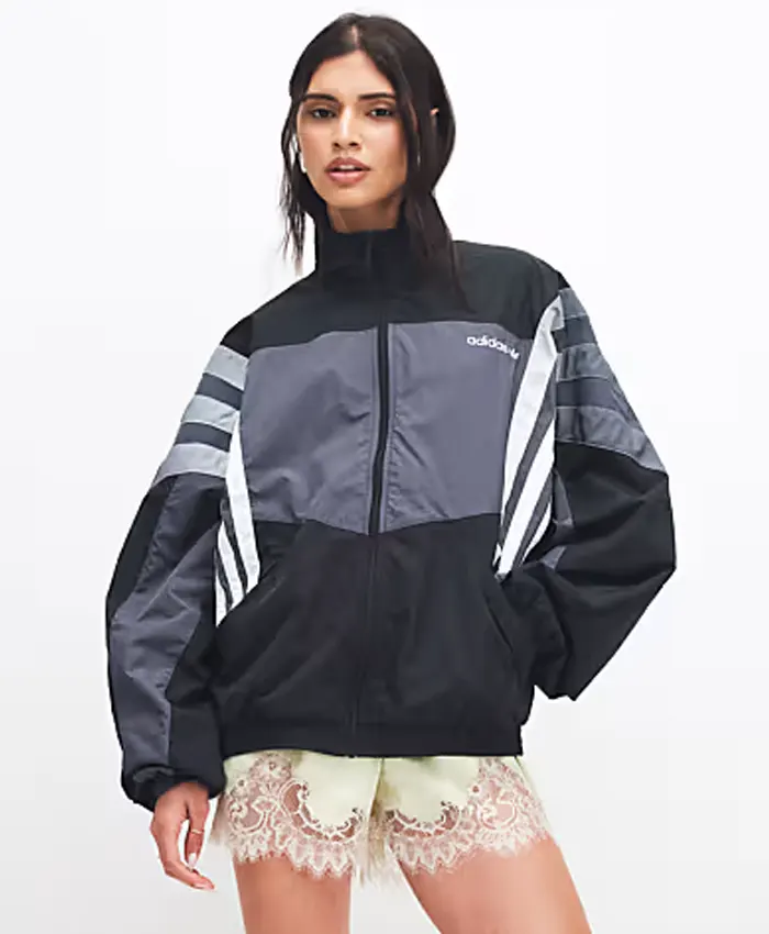 Adidas Santiago Black Track Top Jacket