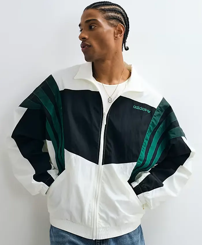 Adidas Santiago Off White Track Top Jacket