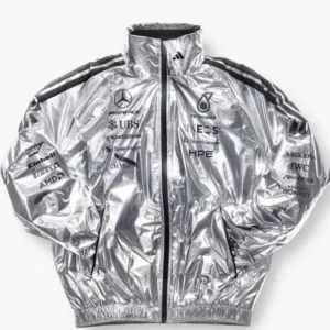 Adidas x Mercedes Amg Petronas Formula 1 Team Silver Jacket