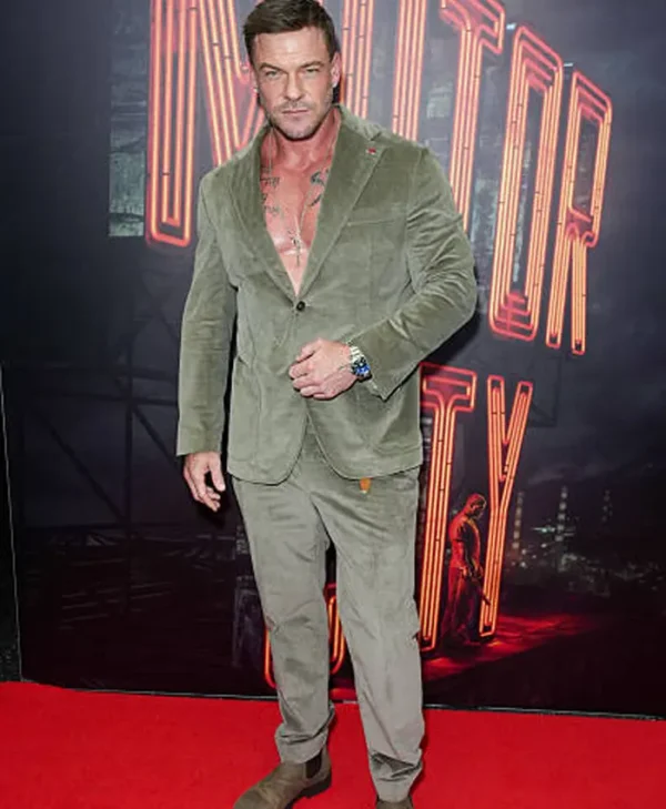 Alan Ritchson Corduroy Suit