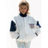 Alyssa Milano USA Olympics Wool Jacket