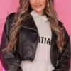 Amy KenAmy Kenyon Black Leather Jacketyon Black Leather Jacket