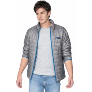 Artificial 2026 Andrew Garfield Grey Puffer Jacket