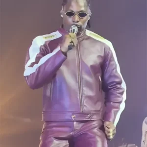 Asake Purple Jacket