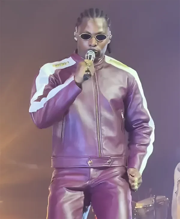 Asake Purple Jacket