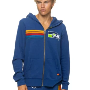 Aviator Nation Seahawks Zip-Up Hoodie