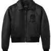 Avirex Cropped Studded Icon Jacket