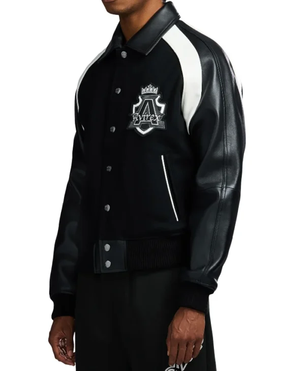 Avirex Varsity Jacket black
