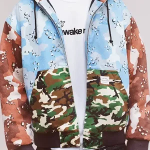 Awake NY Fall 26 Camo Zip Hoodie