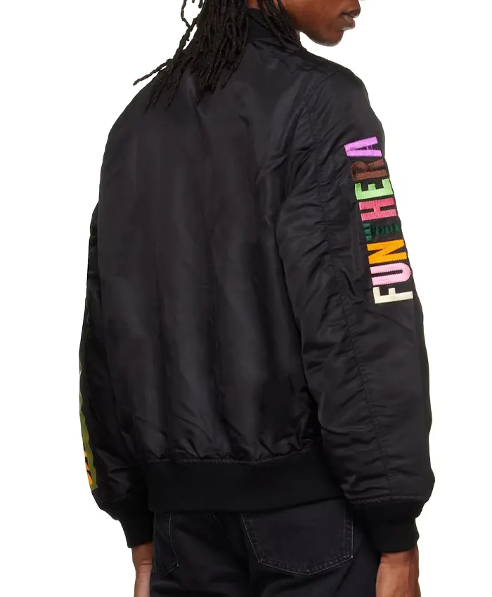BAPE Tiger Shark Bomber Black Jacket For Sale