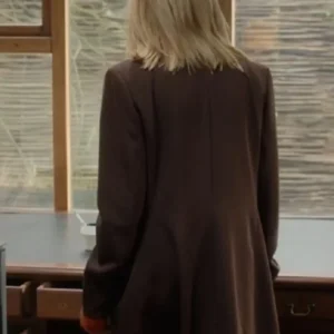 Bad Sisters Sharon Horgan Brown Wool Coat For Sale